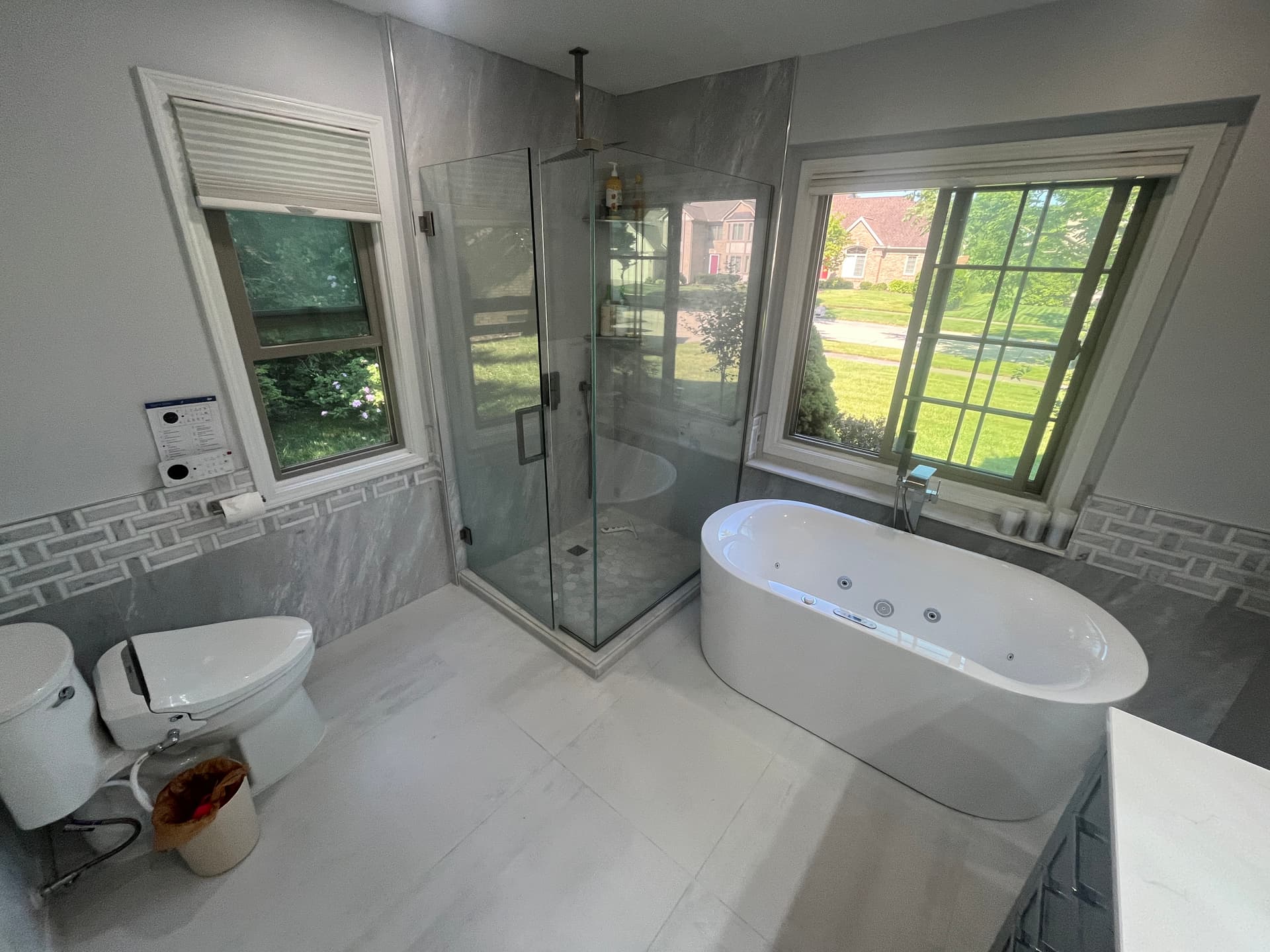 Completed bathroom remodeling project 3 by Stone Works Remodeling — Metro Detroit, MI