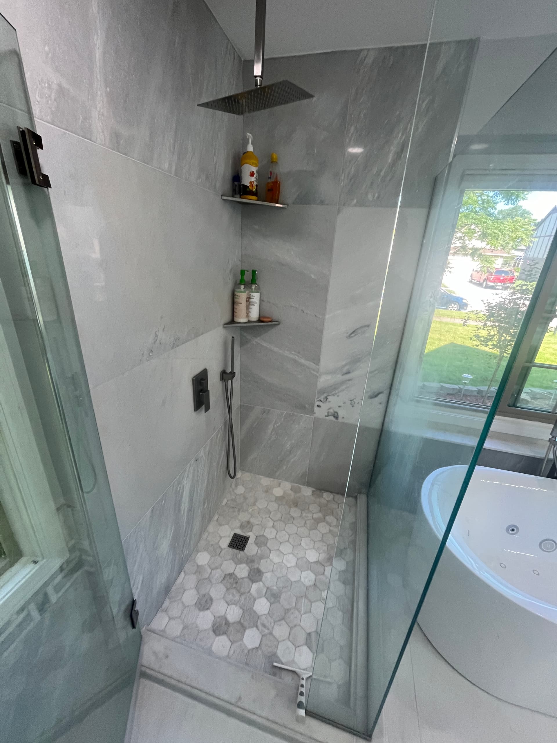 Completed bathroom remodeling project 5 by Stone Works Remodeling — Metro Detroit, MI