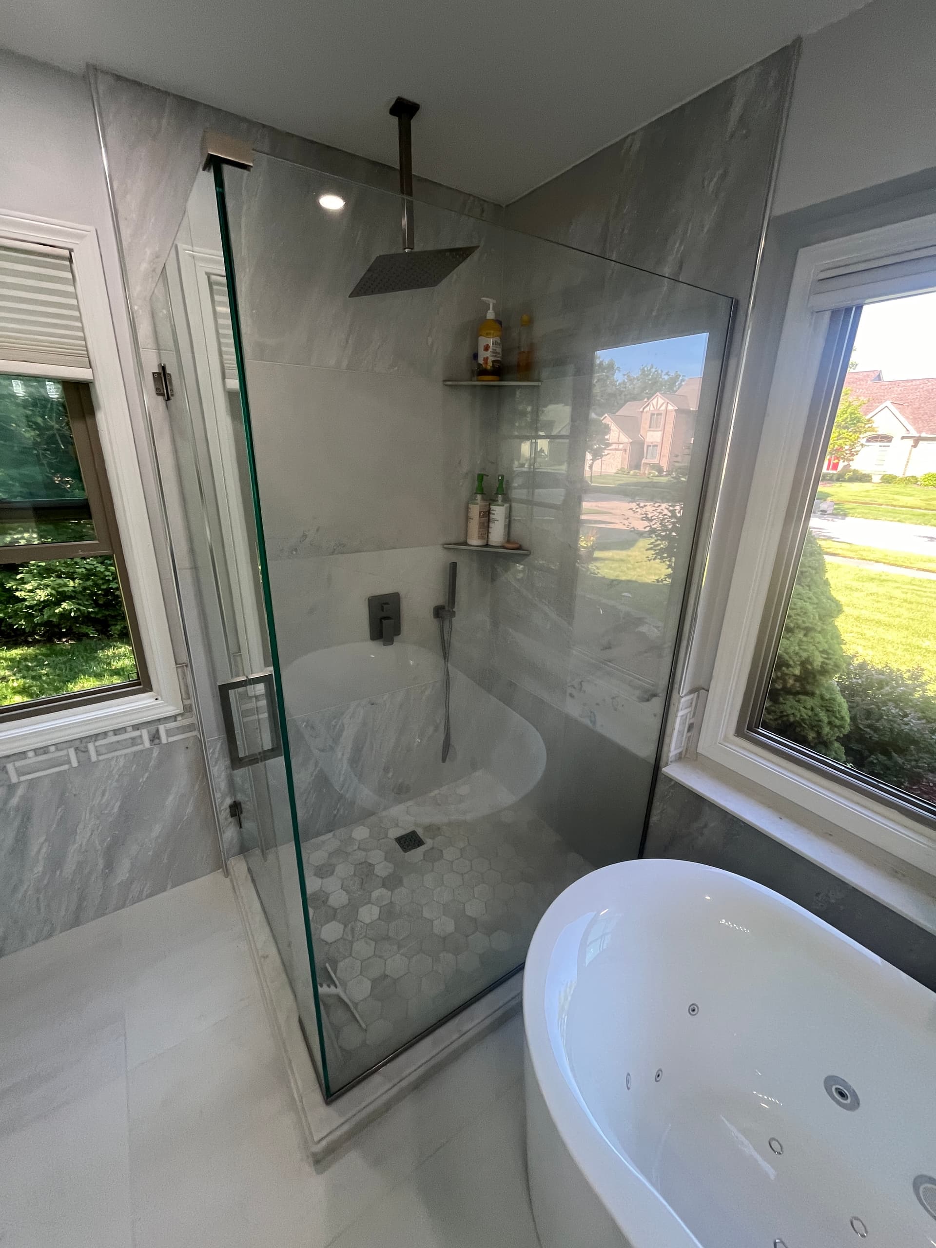 Completed bathroom remodeling project 7 by Stone Works Remodeling — Metro Detroit, MI
