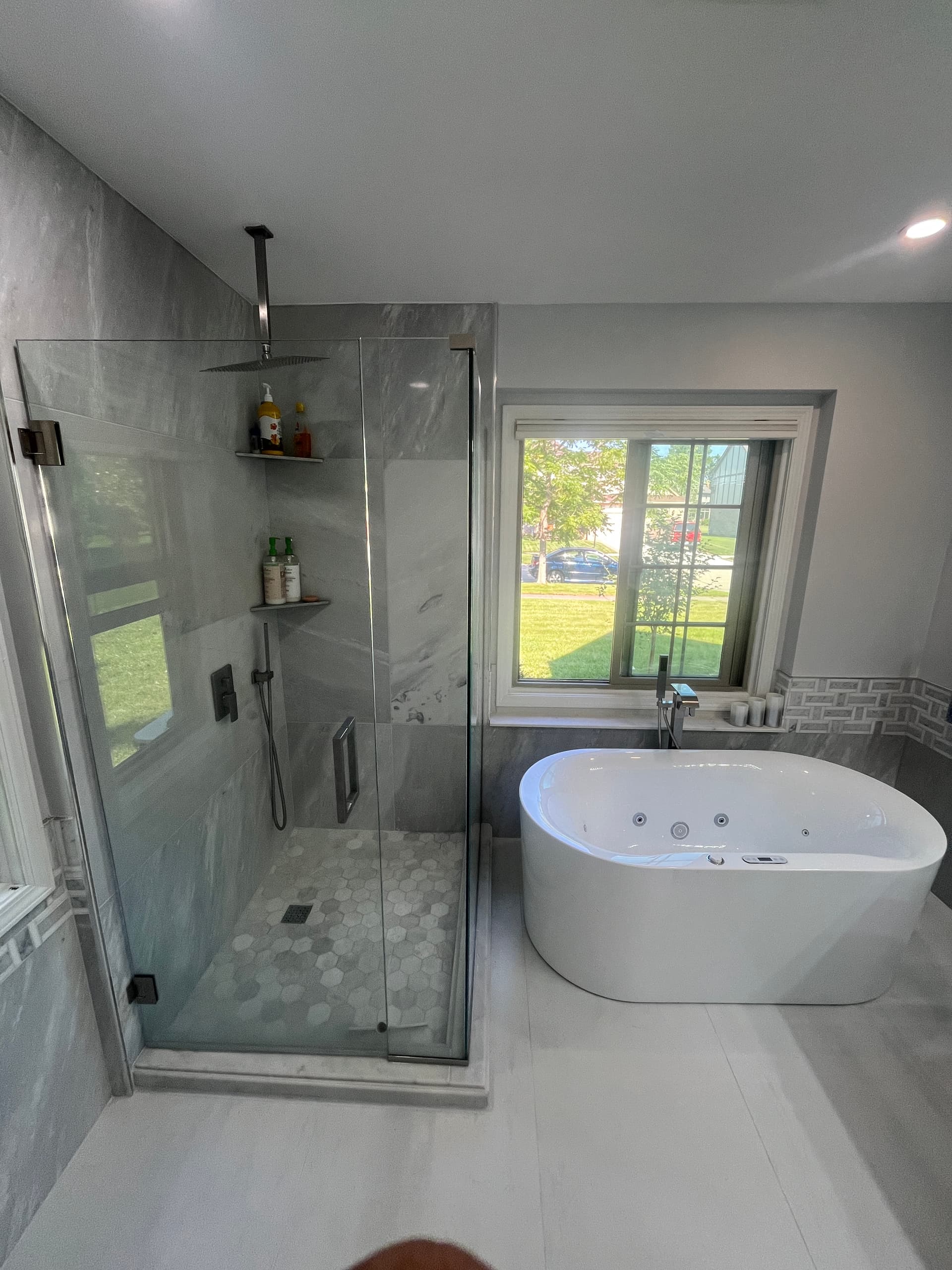 Completed bathroom remodeling project 9 by Stone Works Remodeling — Metro Detroit, MI