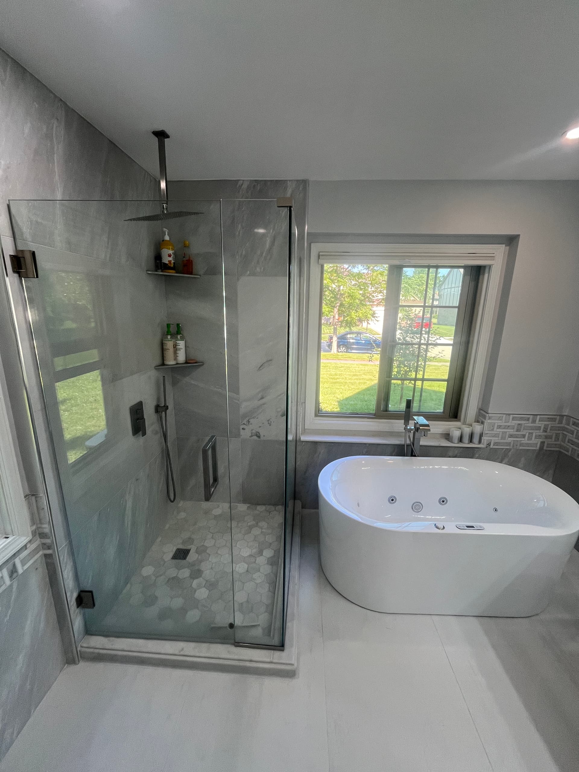 Completed bathroom remodeling project 10 by Stone Works Remodeling — Metro Detroit, MI
