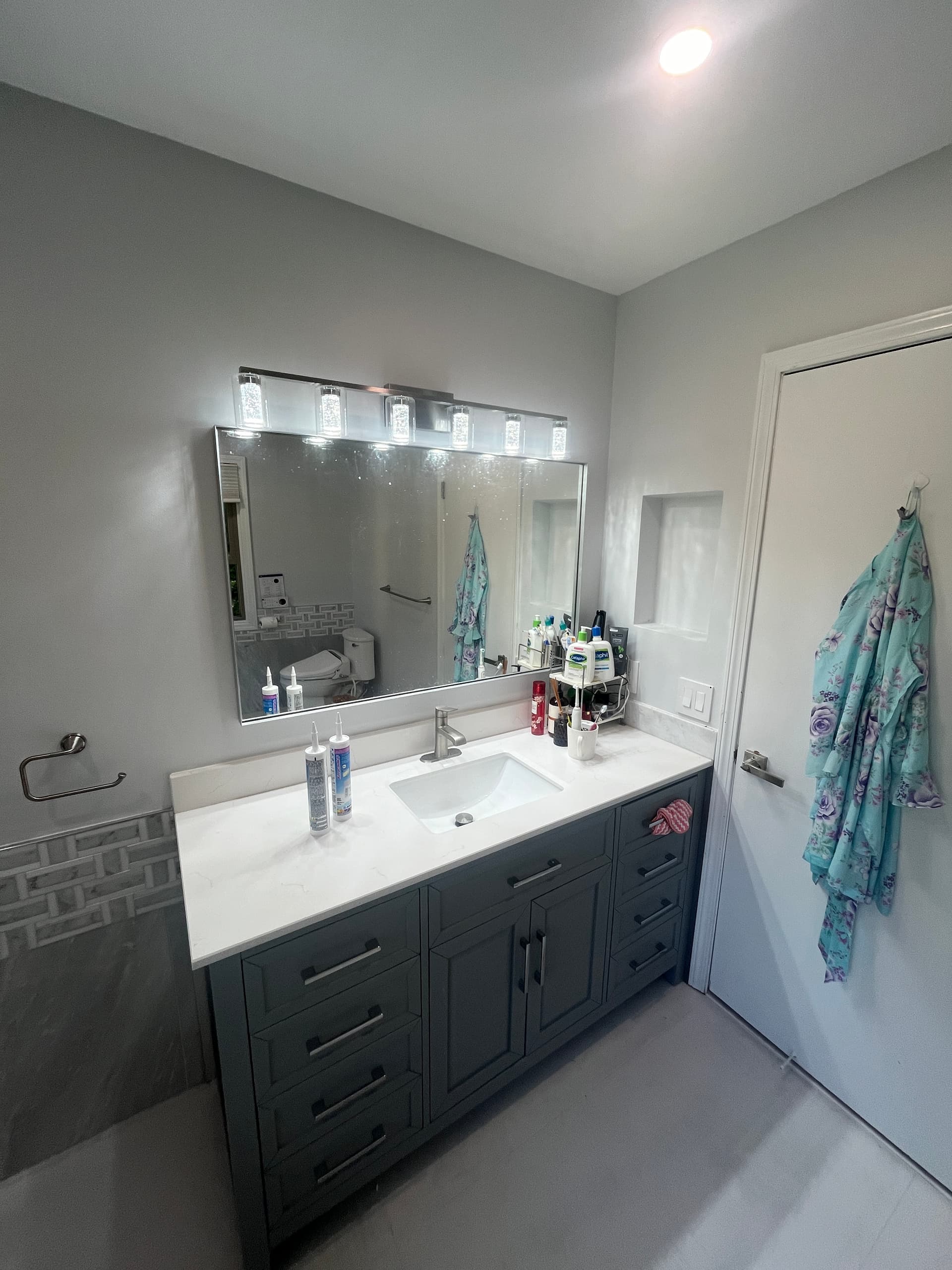 Completed bathroom remodeling project 13 by Stone Works Remodeling — Metro Detroit, MI