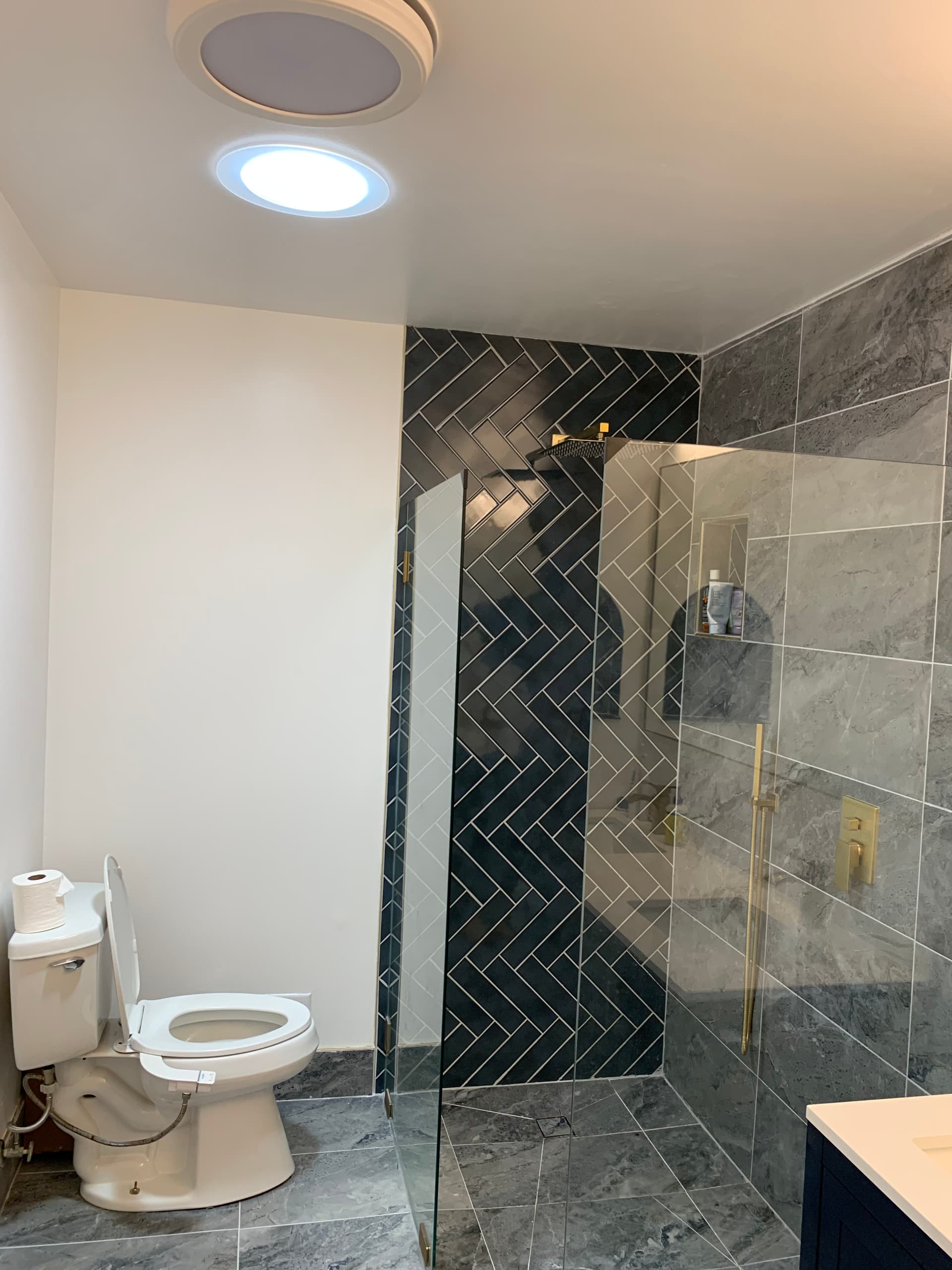Completed bathroom remodeling project 33 by Stone Works Remodeling — Metro Detroit, MI