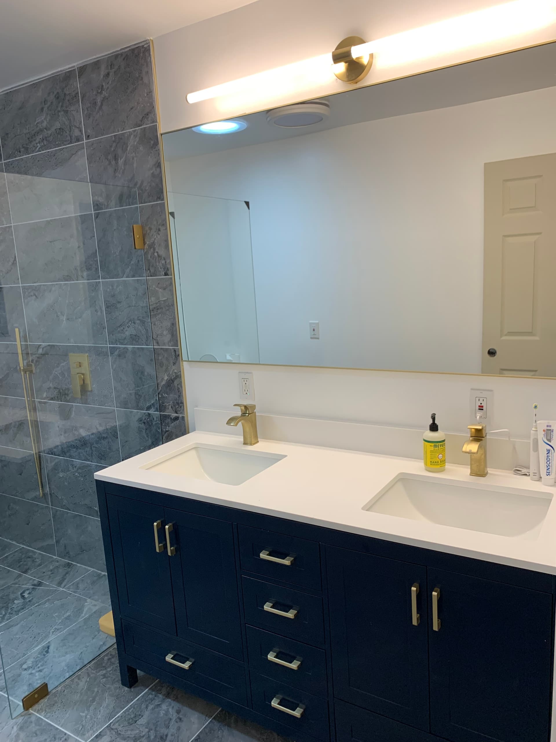 Completed bathroom remodeling project 34 by Stone Works Remodeling — Metro Detroit, MI