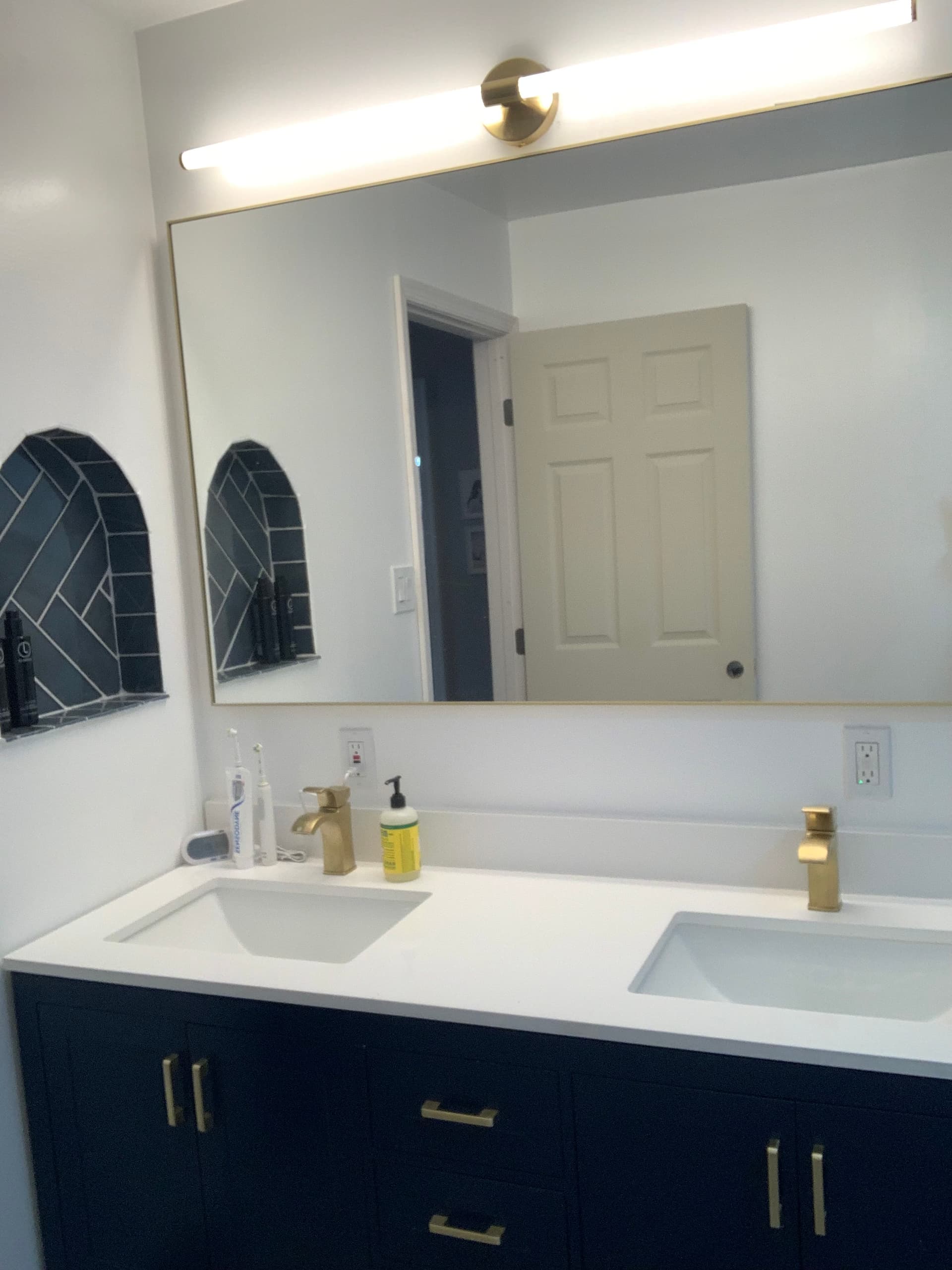 Completed bathroom remodeling project 35 by Stone Works Remodeling — Metro Detroit, MI