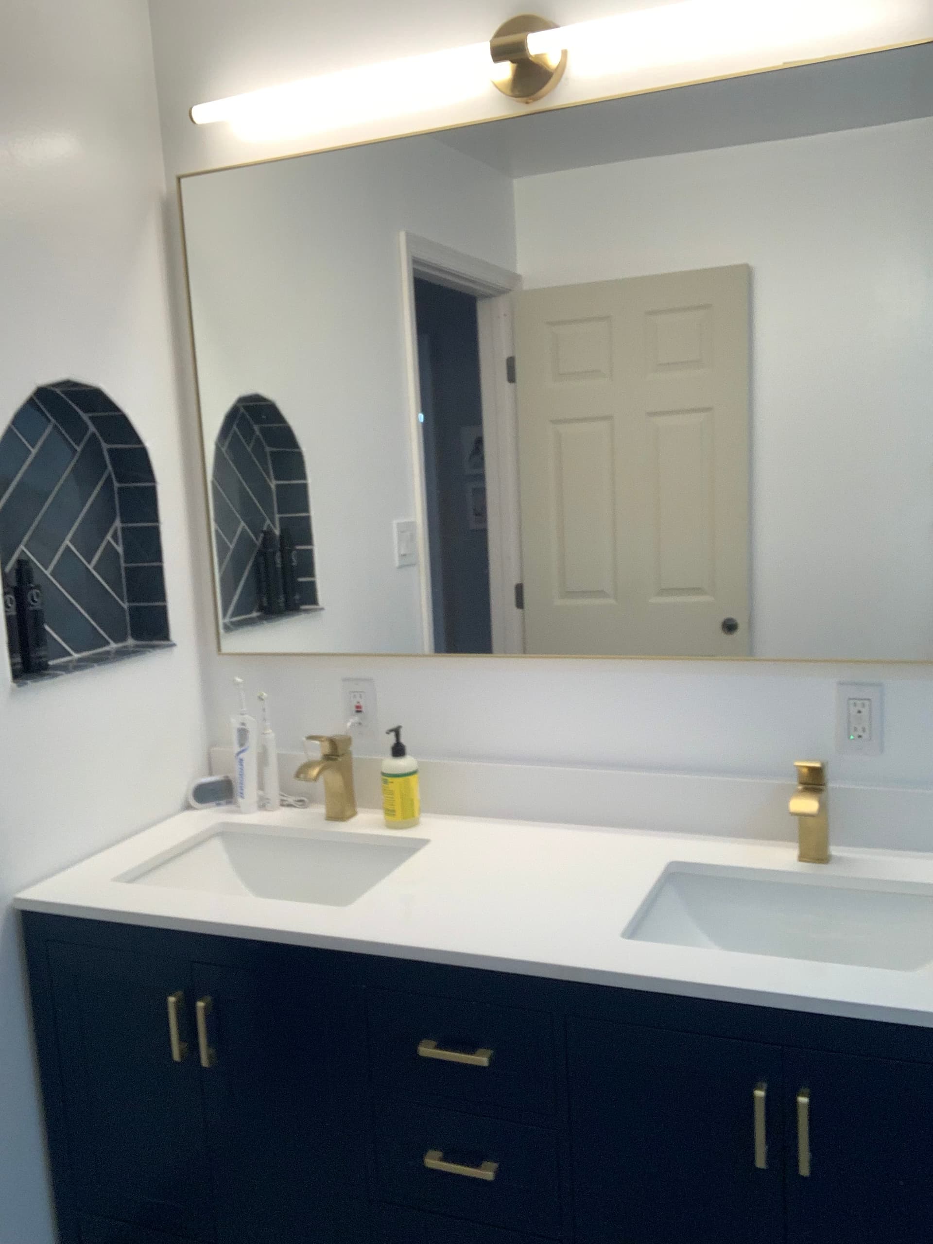 Completed bathroom remodeling project 36 by Stone Works Remodeling — Metro Detroit, MI